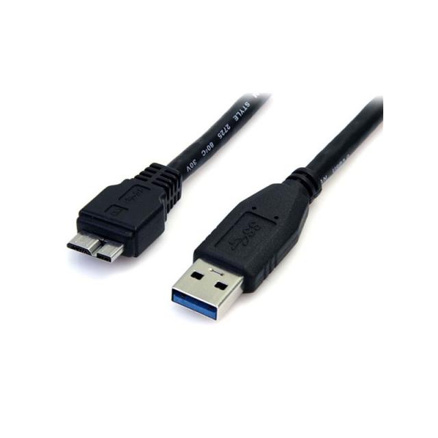 StarTech.com - Cable 50cm USB 3.0 Super Speed SS Micro USB B Macho a USB A Macho Adaptador - Negro