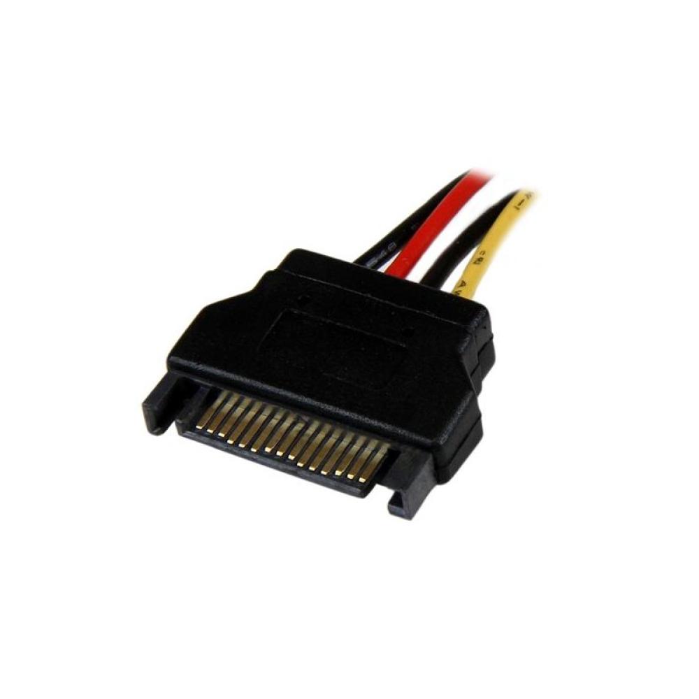 StarTech.com - Cable de 30cm Adaptador de Alimentación SATA a LP4 - Hembra a Macho