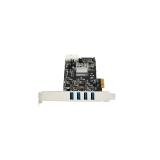 StarTech.com - Adaptador Tarjeta PCI Express PCI-E 4 Puertos USB 3.0 UASP 2 Canales de 5Gbps con Alimentación Molex SATA