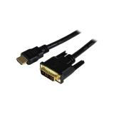 StarTech.com - Cable HDMI a DVI 1,5m - DVI-D Macho - HDMI Macho - Adaptador - Negro