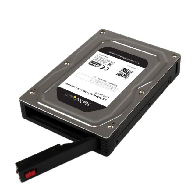 StarTech.com - Adaptador Caja para Discos Duros o SSD de 2,5" a 3,5" SATA - Convertidor para Disco Duro Externo para Unidades de