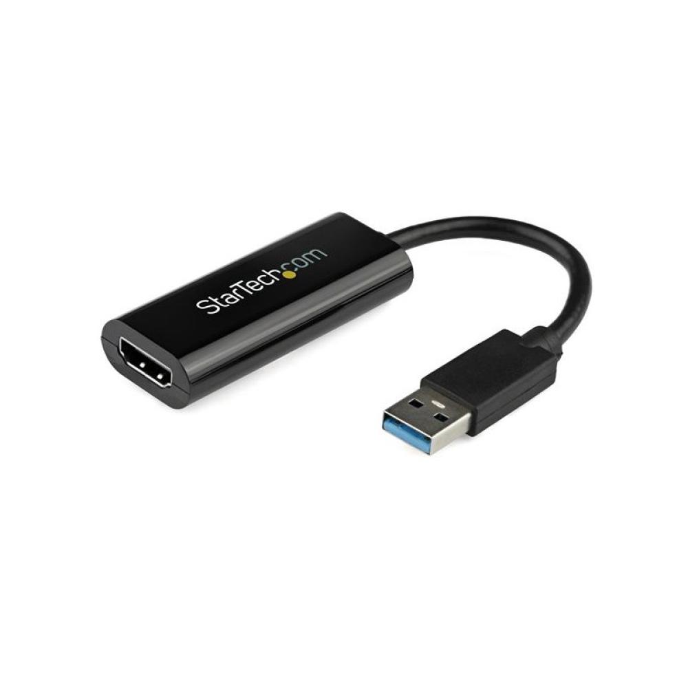 StarTech.com - Adaptador USB 3.0 a HDMI - 1080p (1920x1200) - Adaptador Conversor Compacto de USB-A a HDMI para Monitor - Adapta