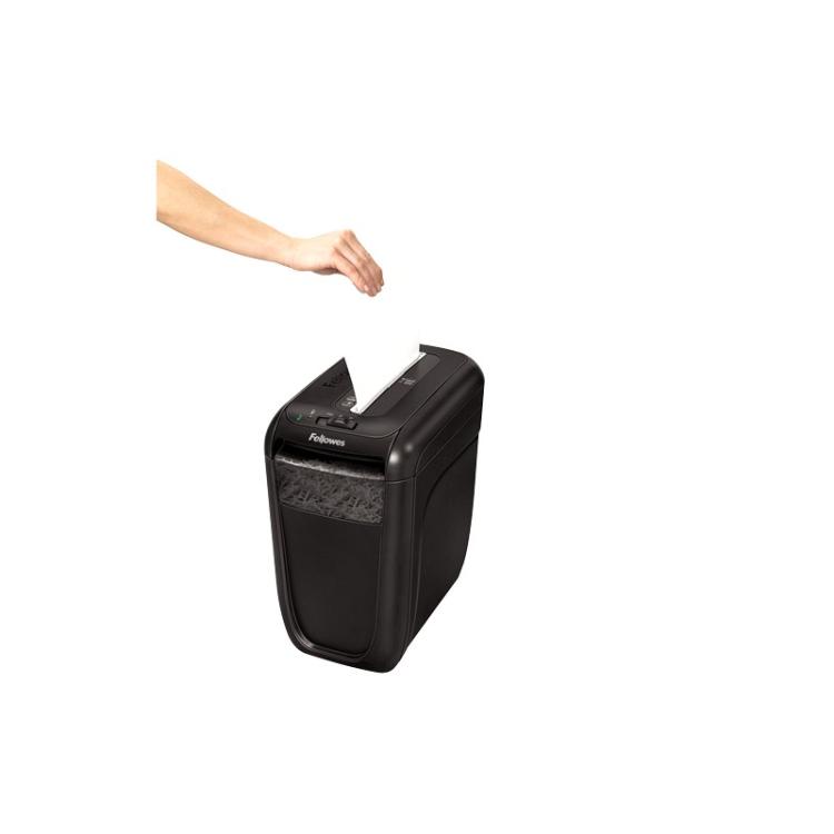 Fellowes - 60Cs triturador de papel Corte cruzado 72 dB 23 cm Negro
