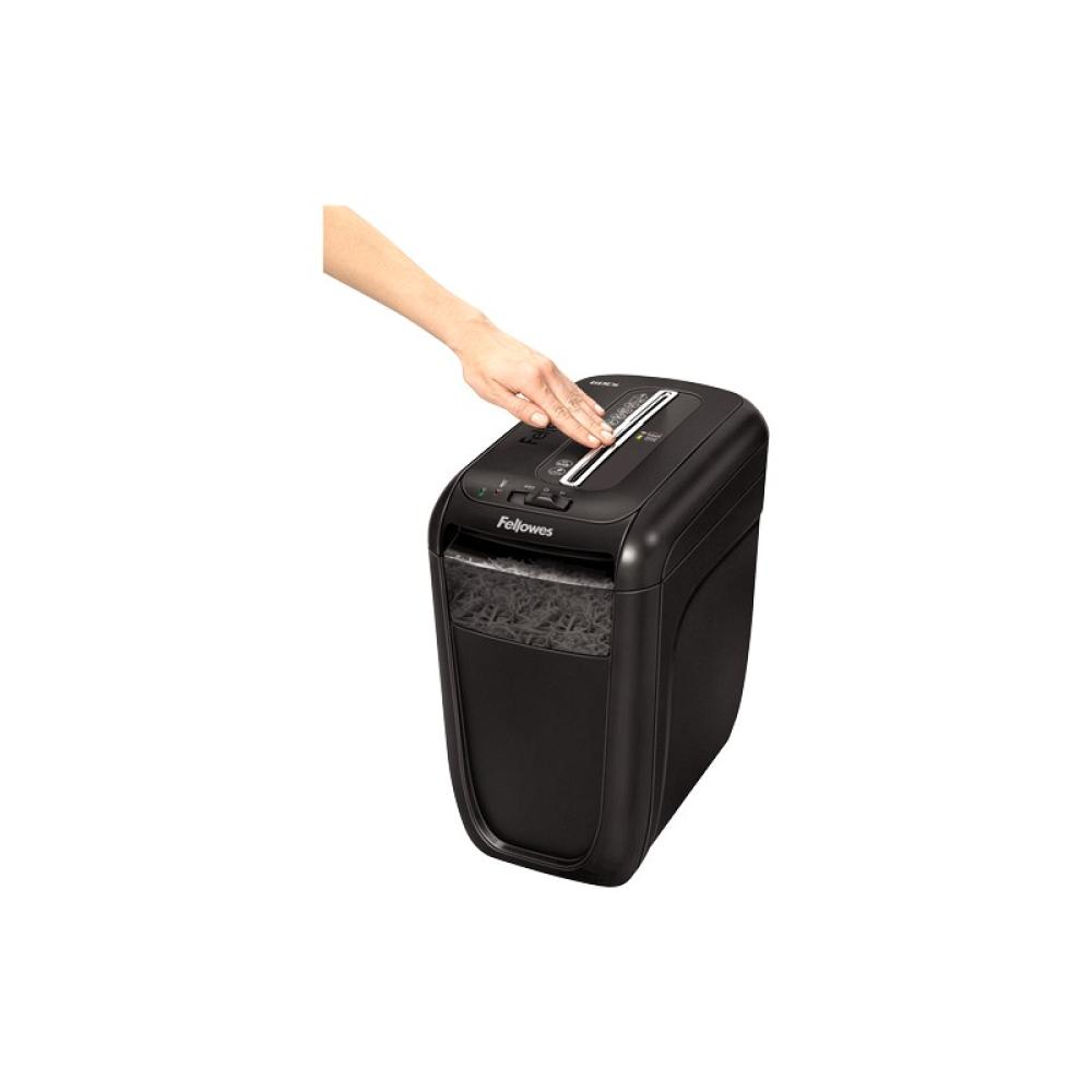 Fellowes - 60Cs triturador de papel Corte cruzado 72 dB 23 cm Negro