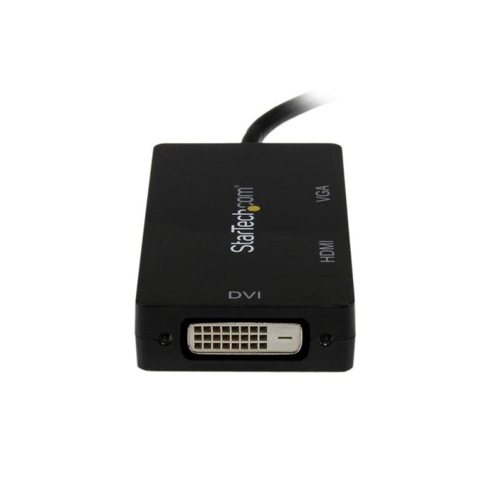 StarTech.com - Adaptador Conversor de Mini DisplayPort a VGA DVI o HDMI - Convertidor A/V 3 en 1 para viajes