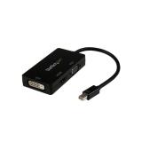 StarTech.com - Adaptador Conversor de Mini DisplayPort a VGA DVI o HDMI - Convertidor A/V 3 en 1 para viajes
