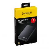 Intenso - 2TB 2.5" Memory Case USB 3.0 disco duro externo 5400 RPM 2.5" USB tipo A 3.2 Gen 1 (3.1 Gen 1) Negro
