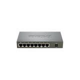 D-Link - DES-1008PA switch No administrado Fast Ethernet (10/100) Energía sobre Ethernet (PoE) Negro