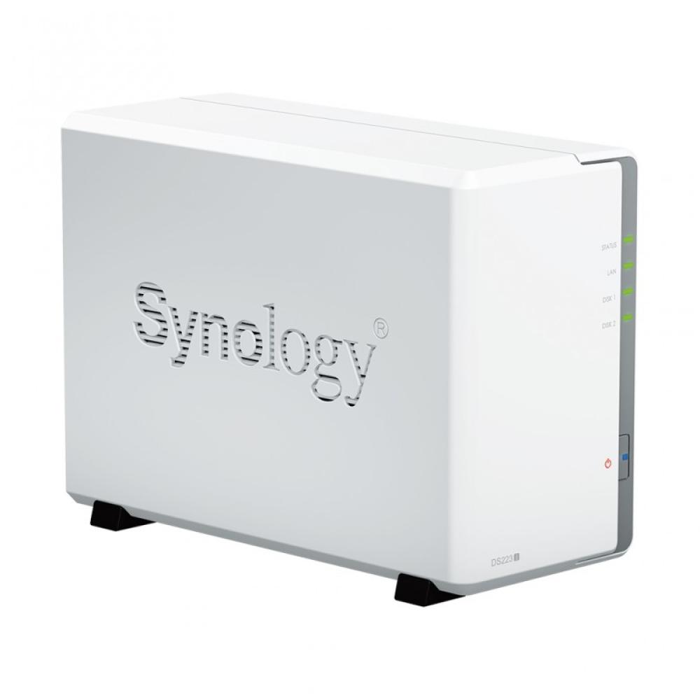 Synology - DiskStation DS223J servidor de almacenamiento NAS Escritorio Realtek RTD1619B 1 GB DDR4 DiskStation Manager Blanco