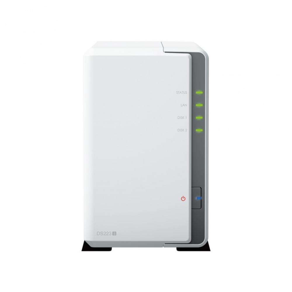 Synology - DiskStation DS223J servidor de almacenamiento NAS Escritorio Realtek RTD1619B 1 GB DDR4 DiskStation Manager Blanco