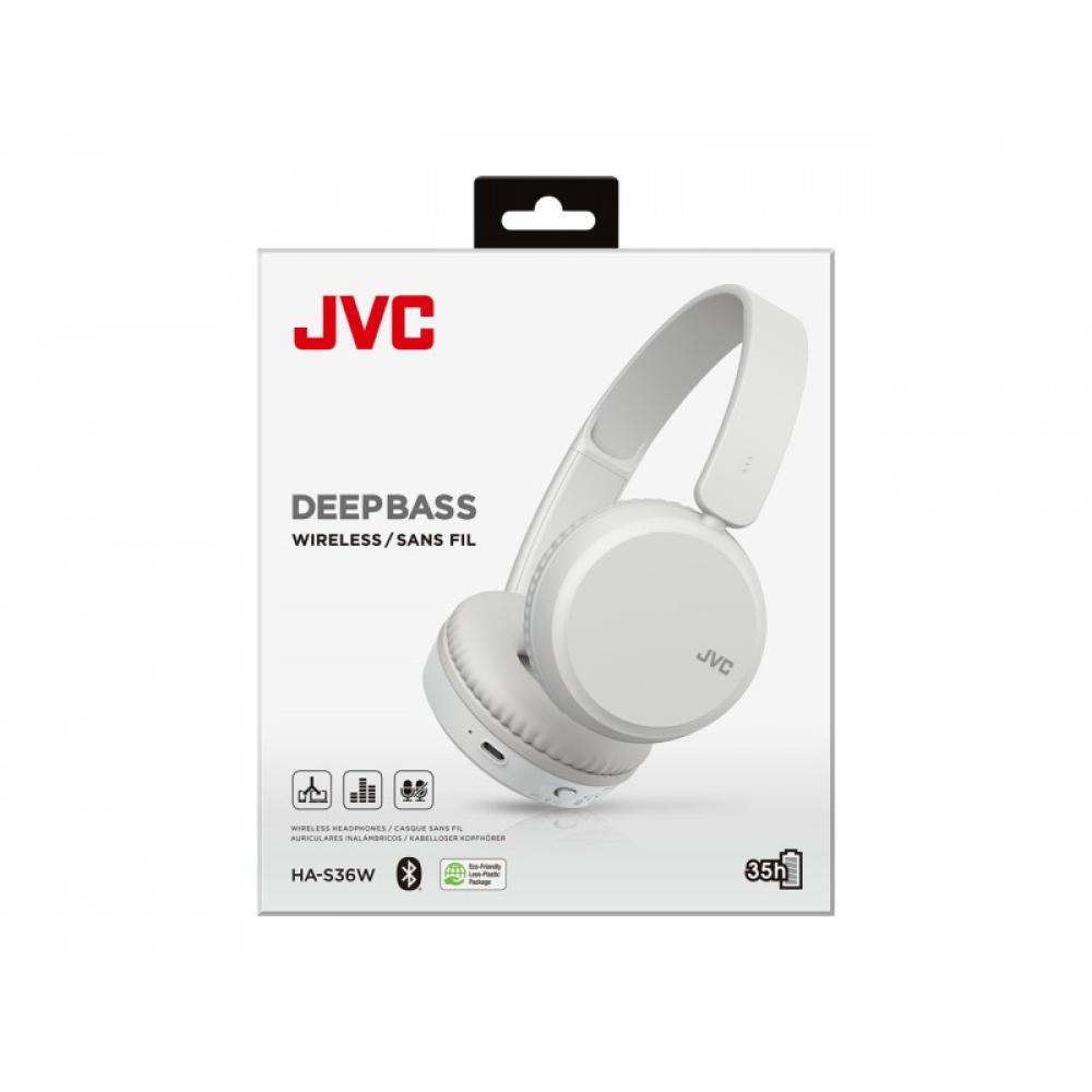 JVC - HA-S36W Auriculares Inalámbrico Diadema Llamadas/Música Bluetooth Blanco