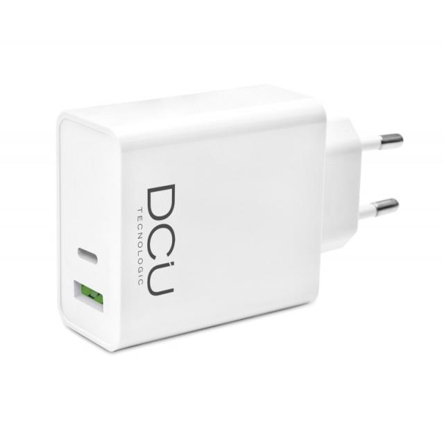 DCU Advance Tecnologic - 37300710 cargador de dispositivo móvil Blanco Auto, Interior, Exterior