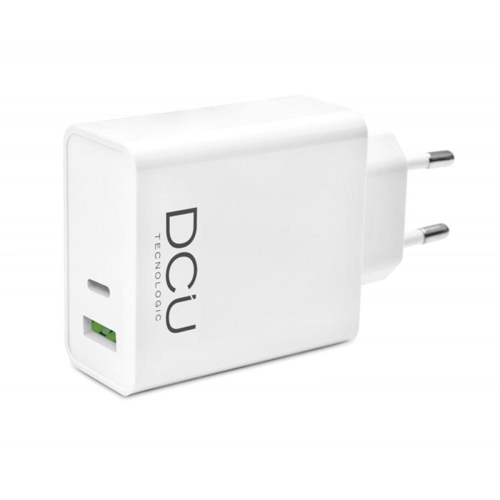 DCU Advance Tecnologic - 37300710 cargador de dispositivo móvil Blanco Auto, Interior, Exterior