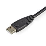 StarTech.com - Cable KVM 4 en 1 de 1,8m con DVI USB Audio y Micrófono