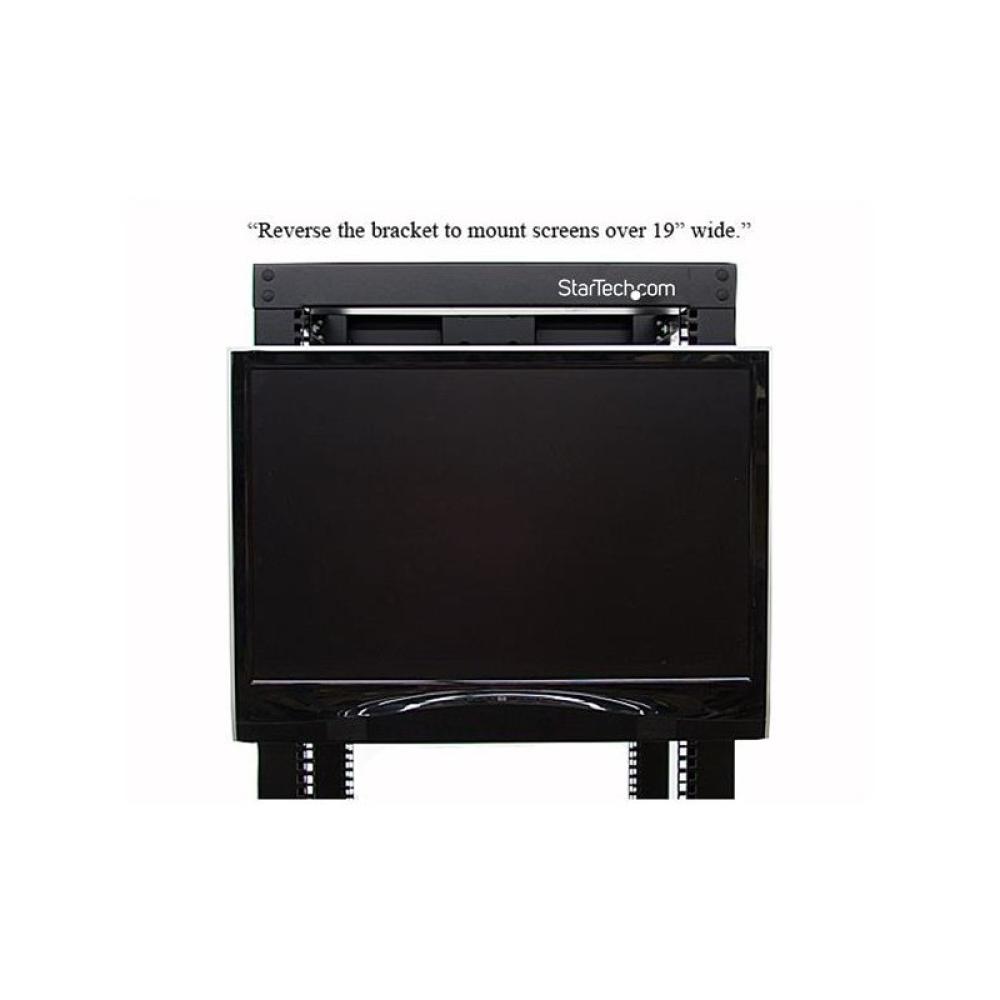 StarTech.com - Bracket Soporte Montura para Monitores VESA LCD en Rack Armario de 19" Pulgadas