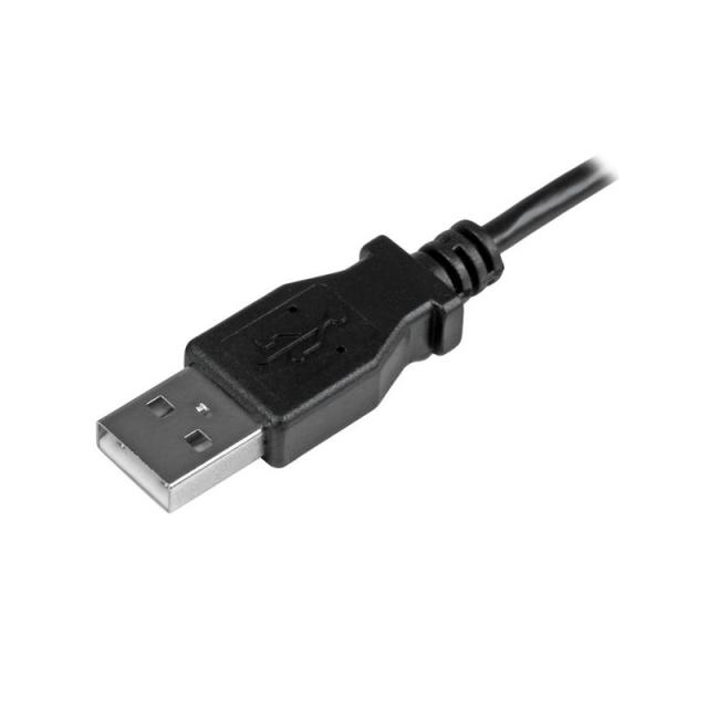 StarTech.com - Cable de 1m Micro USB con conector acodado a la izquierda - Cable de Carga y Sincronización