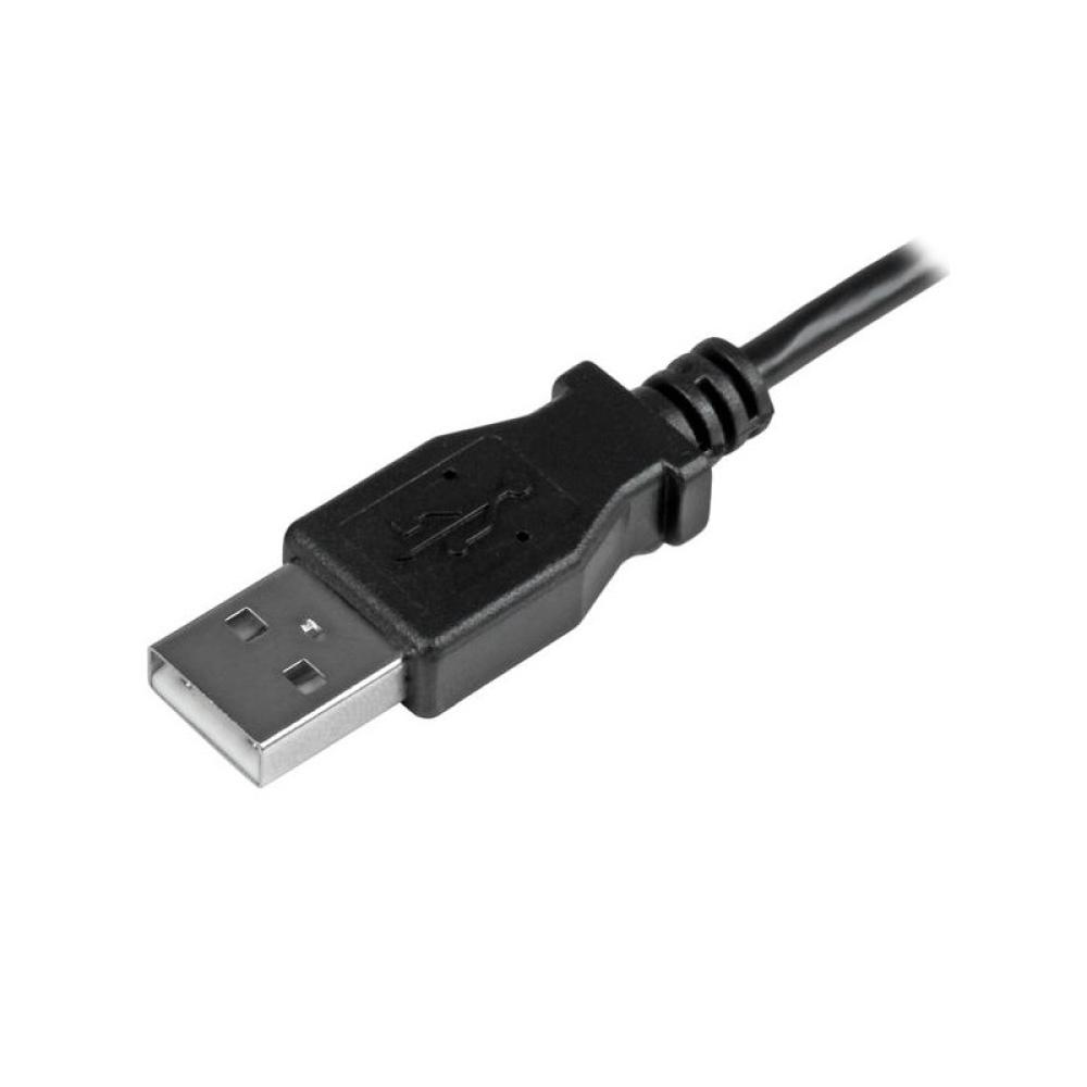 StarTech.com - Cable de 1m Micro USB con conector acodado a la izquierda - Cable de Carga y Sincronización