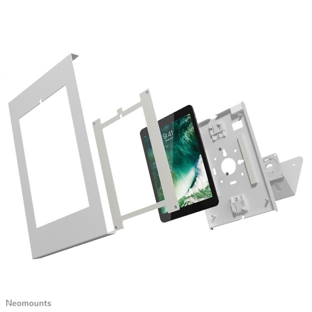 Neomounts - DS15-630WH1 Soporte de escritorio y pared para tablet 9.7-11" - bloqueable