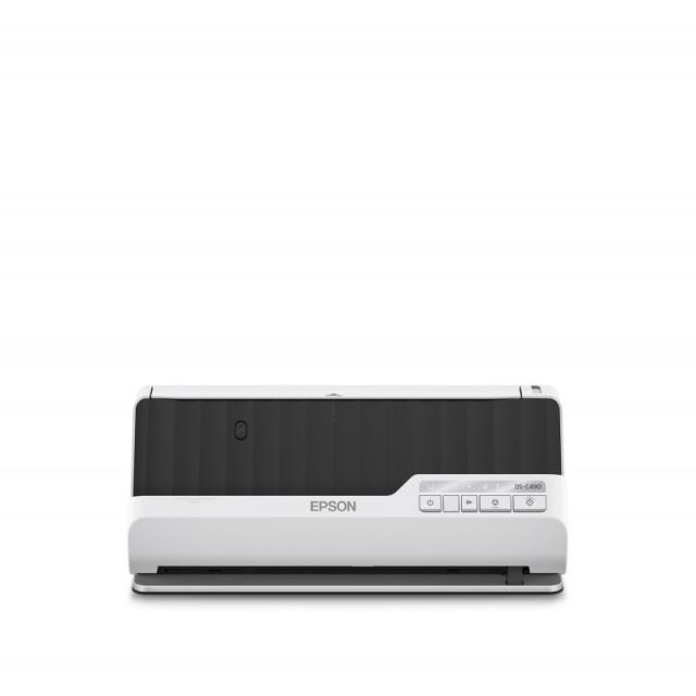 Epson - DS-C490 ADF + escáner alimentado por hojas 600 x 600 DPI A4 Negro, Blanco