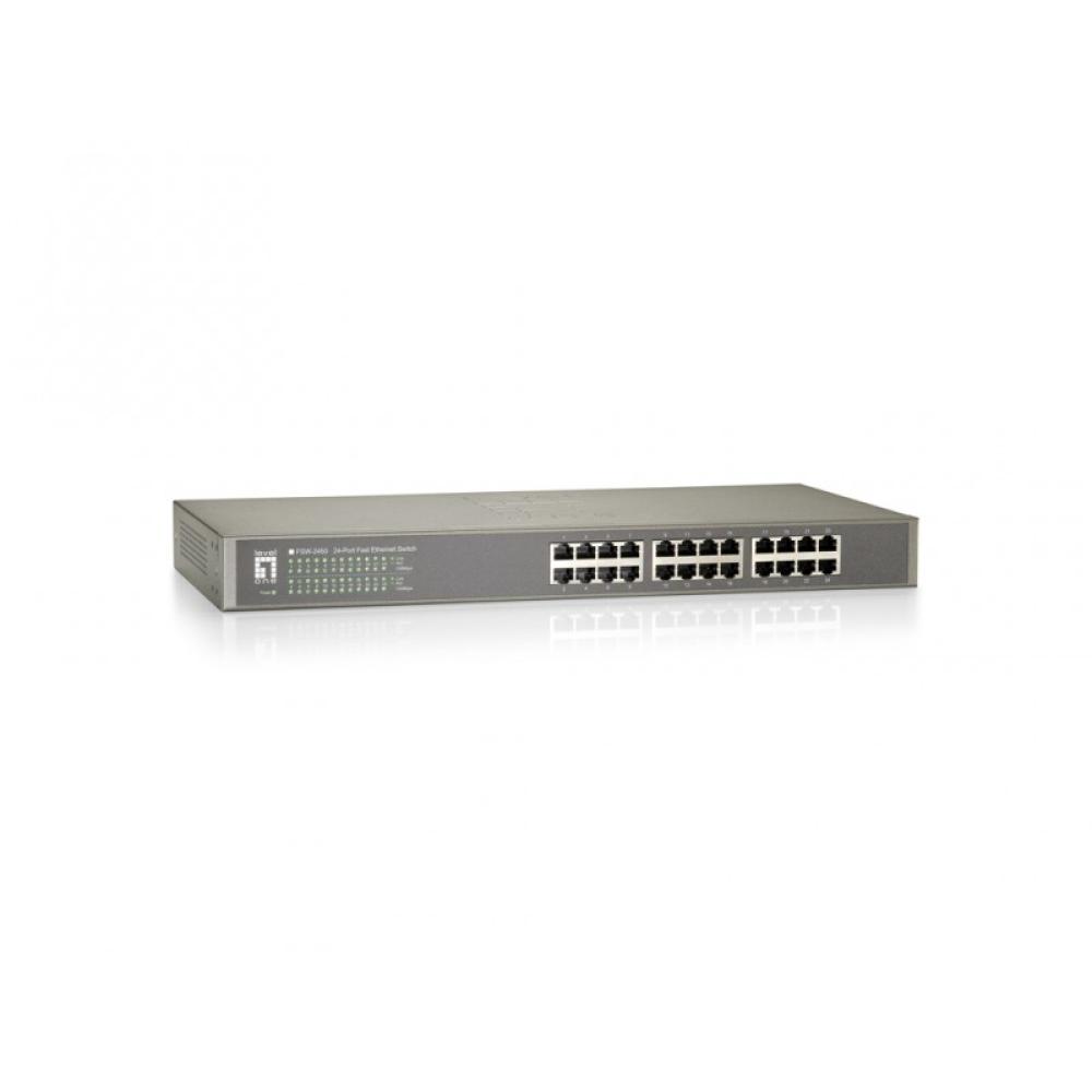 LevelOne - FSW-2450 switch No administrado Fast Ethernet (10/100) Negro