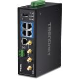 Trendnet - TI-W100 router inalámbrico Gigabit Ethernet Doble banda (2,4 GHz / 5 GHz) Negro