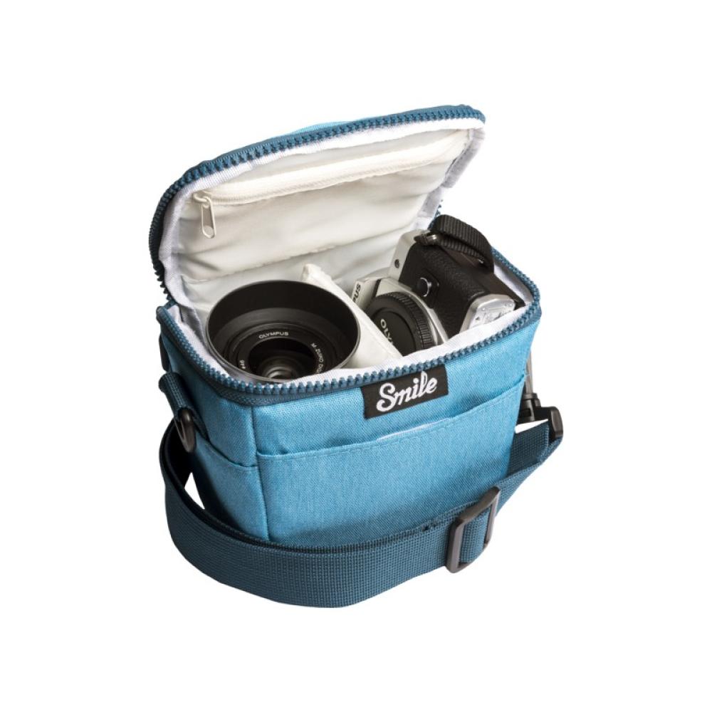 Smile - 111653040199 estuche para cámara fotográfica Cubierta de hombro Azul