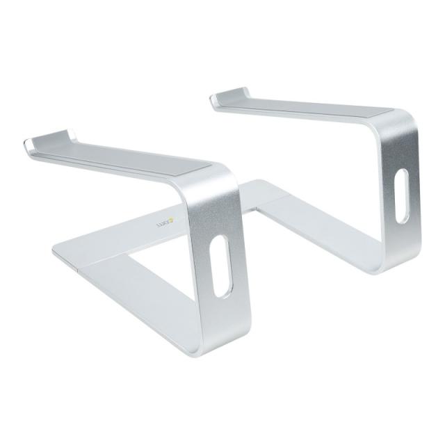 StarTech.com - Soporte de Escritorio para Portátil, Soporta 5kg, de Aluminio, Color Plata, Base Riser Elevador Ergonómico para P