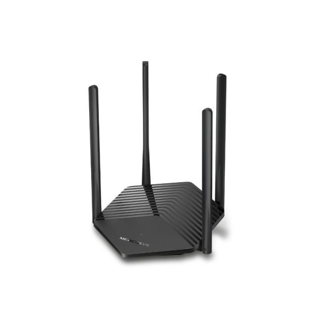 Mercusys - MR60X router inalámbrico Gigabit Ethernet Doble banda (2,4 GHz / 5 GHz) Negro