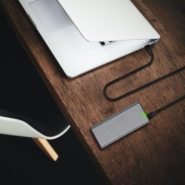 AISENS - Cable USB 3.2 Gen2x2 20Gbps 8k@30Hz 5A 100W E-Marker, Tipo USB-C/M-USB-C/M, Negro, 2.0m