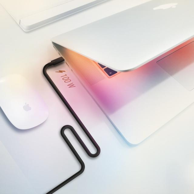 AISENS - Cable USB 3.2 Gen2x2 20Gbps 8k@30Hz 5A 100W E-Marker, Tipo USB-C/M-USB-C/M, Negro, 2.0m