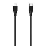 AISENS - Cable USB 3.2 Gen2x2 20Gbps 8k@30Hz 5A 100W E-Marker, Tipo USB-C/M-USB-C/M, Negro, 1.5m