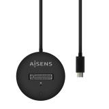 AISENS - USB-C Dock M.2 (NGFF) ASUC-M2D013-BK SATA/NVMe A USB3.1 Gen2, Negra