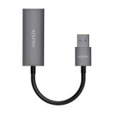 AISENS - Conversor USB 3.0 A Ethernet Gigabit 10/100/1000 Mbps, Gris, 15cm - A106-0708