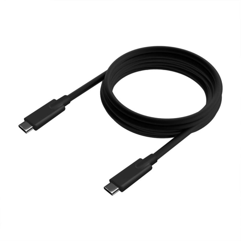AISENS - Cable USB 3.2 Gen1 5Gbps 4k@60Hz 3A 60W E-Marker, Tipo USB-C/M-USB-C/M, Negro, 5.0m