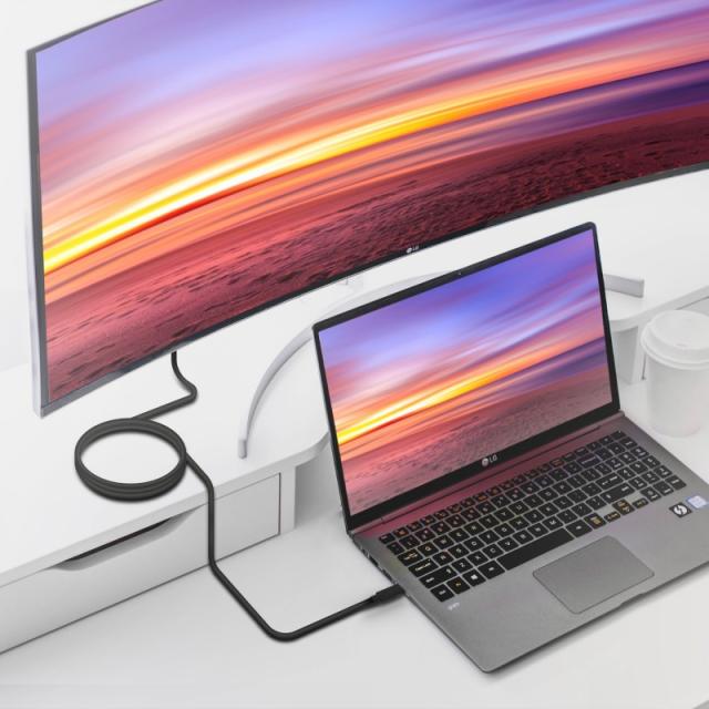 AISENS - Cable USB 3.2 Gen1 5Gbps 4k@60Hz 3A 60W E-Marker, Tipo USB-C/M-USB-C/M, Negro, 5.0m