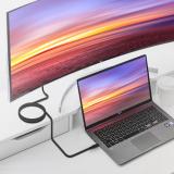 AISENS - Cable USB 3.2 Gen1 5Gbps 4k@60Hz 3A 60W E-Marker, Tipo USB-C/M-USB-C/M, Negro, 5.0m