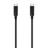 AISENS - Cable USB 3.2 Gen1 5Gbps 4k@60Hz 3A 60W E-Marker, Tipo USB-C/M-USB-C/M, Negro, 5.0m