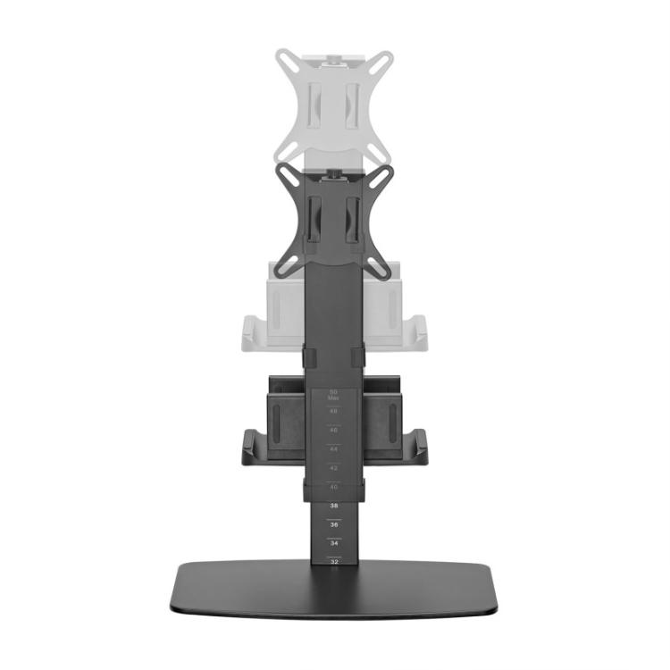 AISENS - Soporte de Mesa ECO Giratorio e Inclinable para Monitor/TV y Mini PC 8Kg de 17-32, Negro