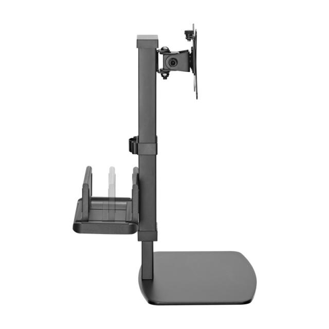AISENS - Soporte de Mesa ECO Giratorio e Inclinable para Monitor/TV y Mini PC 8Kg de 17-32, Negro