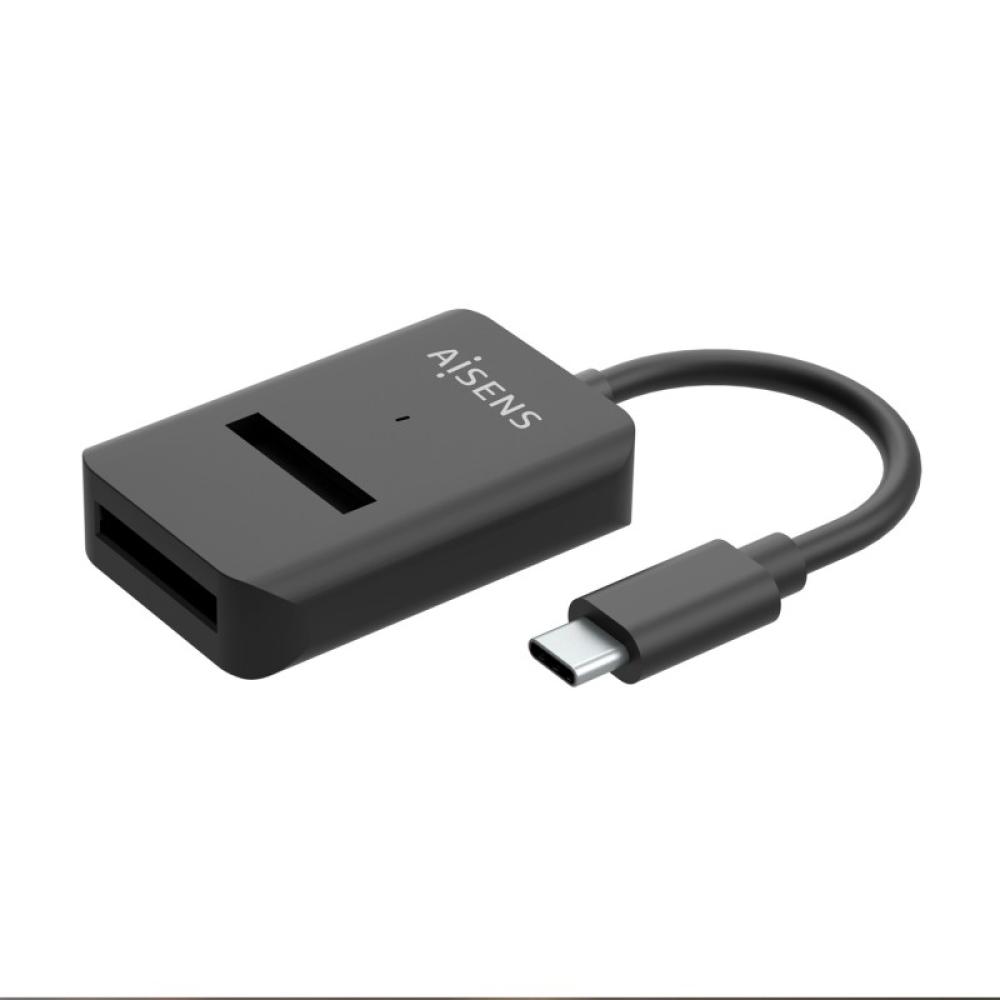 AISENS - USB-C Dock M.2 (NGFF) ASUC-M2D011-BK SATA/NVMe A USB3.1 Gen2, Negra