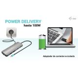 i-tec - USB-C Metal Nano 2x Display Docking Station + Power Delivery 100 W