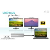 i-tec - USB-C Metal Nano 2x Display Docking Station + Power Delivery 100 W