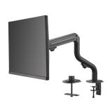AISENS - Soporte de Mesa ECO Contrapeso Giratorio e Inclinable para Monitor/TV 8Kg (3 Pivotes, 1 Brazo) de 17-32, Negro