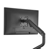AISENS - Soporte de Mesa ECO Contrapeso Giratorio e Inclinable para Monitor/TV 8Kg (3 Pivotes, 1 Brazo) de 17-32, Negro