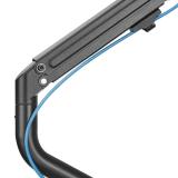 AISENS - Soporte de Mesa ECO Contrapeso Giratorio e Inclinable para Monitor/TV 8Kg (3 Pivotes, 1 Brazo) de 17-32, Negro