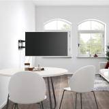 AISENS - Soporte Pro Giratorio, Inclinable Y Nivelable Para Monitor/tv 50kg De 43-80, Negro