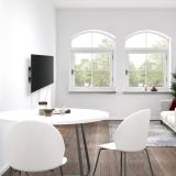 AISENS - Soporte Pro Giratorio, Inclinable Y Nivelable Para Monitor/tv 50kg De 43-80, Negro