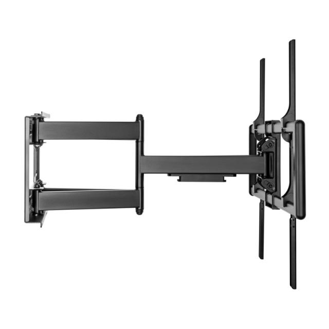 AISENS - Soporte Pro Giratorio, Inclinable Y Nivelable Para Monitor/tv 120kg De 60-120, Negro