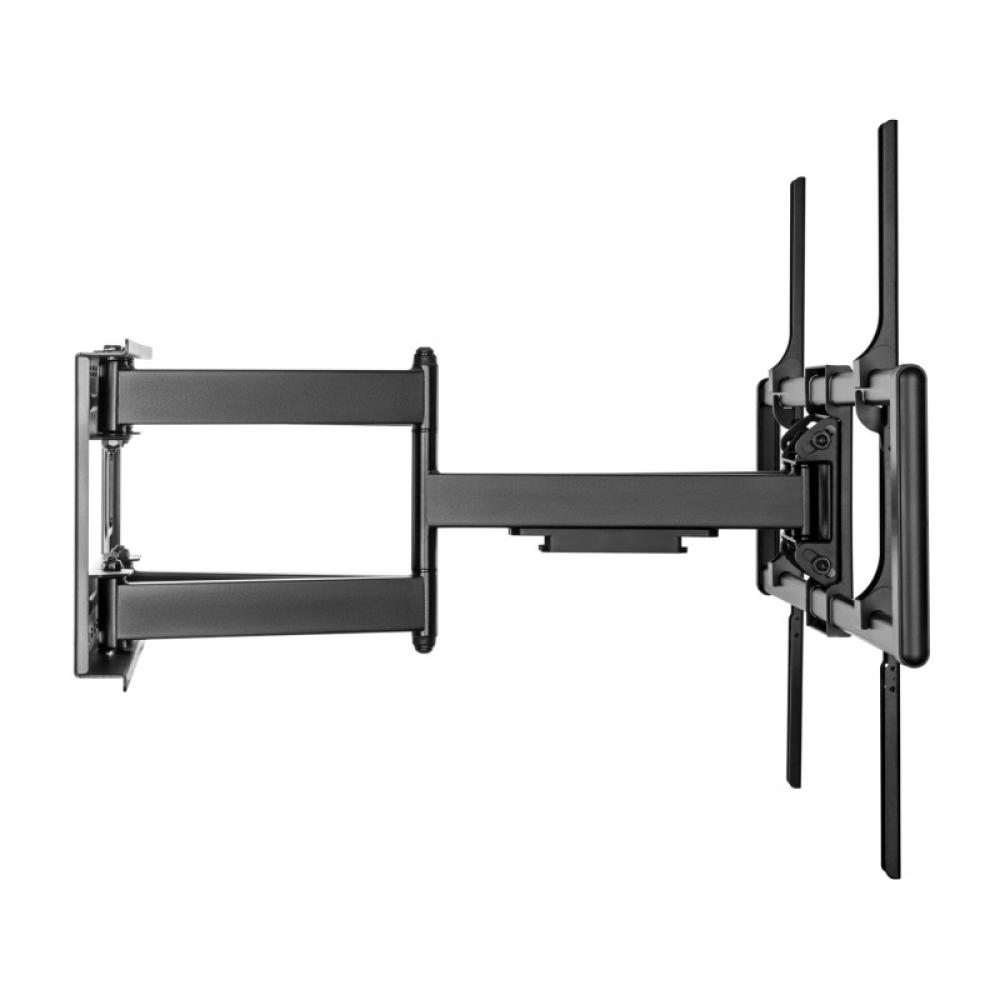 AISENS - Soporte Pro Giratorio, Inclinable Y Nivelable Para Monitor/tv 120kg De 60-120, Negro