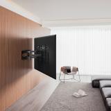 AISENS - Soporte Pro Giratorio, Inclinable Y Nivelable Para Monitor/tv 120kg De 60-120, Negro